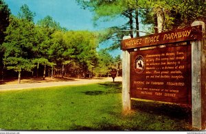 Mississippi Ntchez Trace Parkway Marker