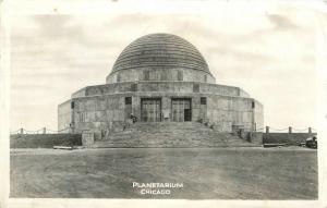 1944 CHICAGO ILLINOIS Planetarium RPPC real photo postcard 3816