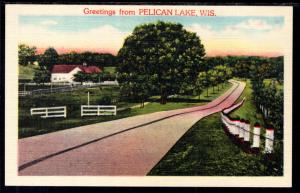 Greetings From Pelican Lake,WI