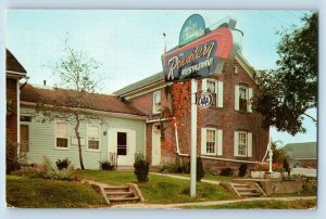 Amana Iowa Postcard Ronneburg Restaurant Exterior Building c1959 Vintage Antique