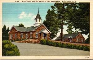 North Carolina Highlands Baptist Church and Parsonage