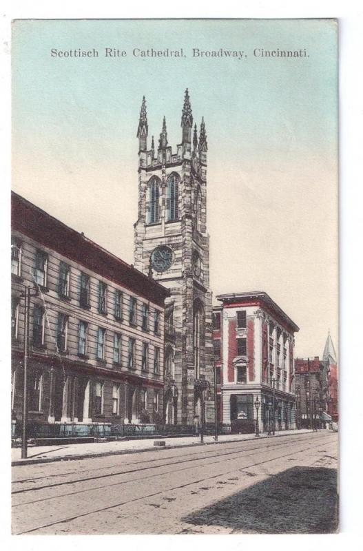 Masonic Scottish Rite Cathedral Cincinnati Ohio 1910 Masons