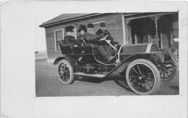 J44/ Early Automobile Auto RPPC Postcard c1910 207