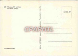 Old Postcard Modern Cottages Valais Old Swiss Chalets