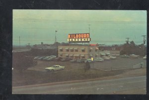 STURTEVANT WISCONSIN KILBOURN GARDENS RESTAURANT ADVERTISING POSTCARD CARS