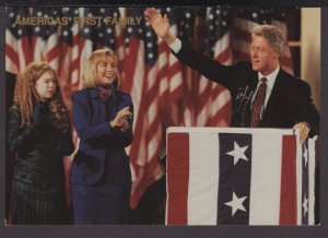 President Bill Clinton, First Lady Hillary Clinton daughter Cheslsea Cont'l