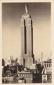 Empire State Building New York City Real Photo