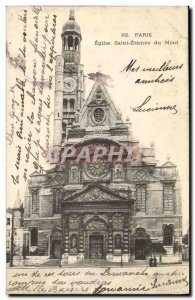 Old Postcard Paris Saint-Étienne-du-Mont