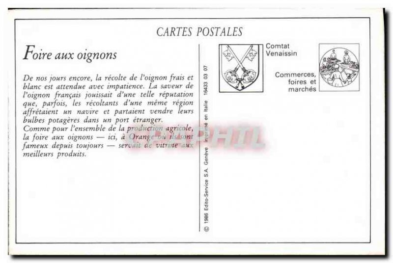 Postcard Old Orange The Onion