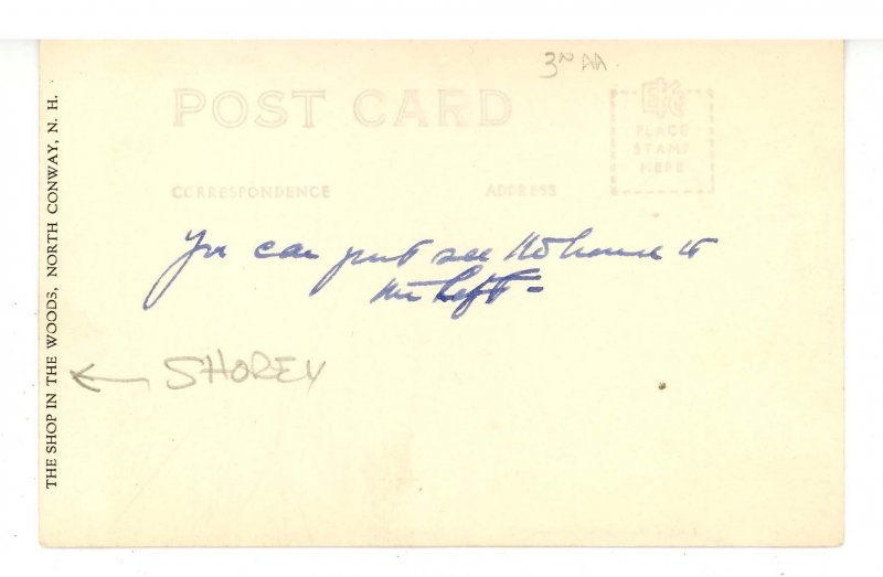 NH - Bartlett. Humphrey's Ledge & Lady Blanche House      RPPC