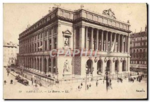 Old Postcard Marseille Bourse