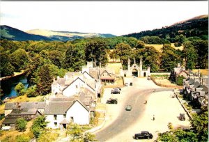 Kenmore Village Perthshire Scotland STREET SCENE Homes~Castle Gates 4X6 Postcard