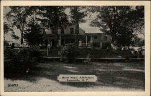 Pottersville New York NY Manor House Adirondacks Vintage Postcard