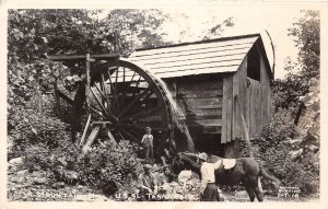 J68/ Mountain Mill Tennessee Postcard RPPC c40-50s Cline U.S. Hwy 41   295