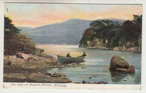 P2987, old postcard scenic torc lake & mangerton mountain killarney ireland