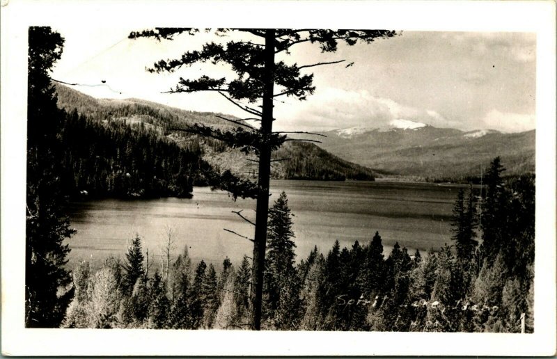 RPPC Landscape View Spirit Lake Idaho ID UNP DB Postcard C11