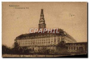 Old Postcard Kobenhavn Christiansborg Slot