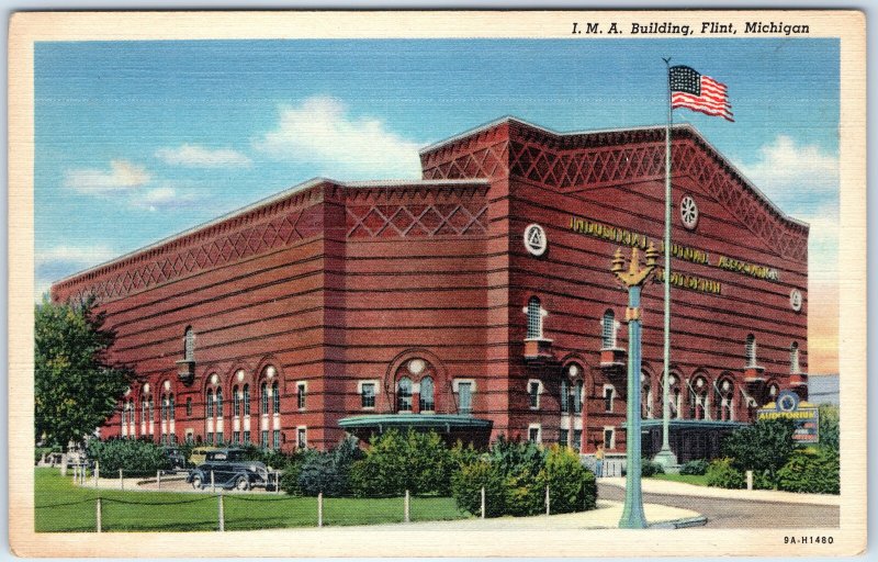 c1940s Flint, MI IMA Building Industrial Mutual Association Auditorium PC A329