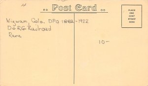 J38/ Wigwam Colorado Postcard c1910 South Fork Platte River 31 