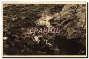 Old Postcard Pointe du Raz de Sein L & # 39Enfer Plogoff