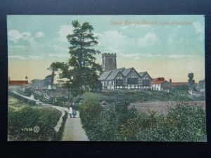 Cheshire KNUTSFORD Lower Peover St Oswald's Church c1905 Postcard Valentine