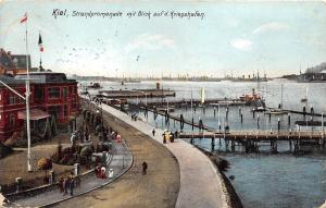 B20357 Kiel Strandpromenade mit Blick auf Krigshafen