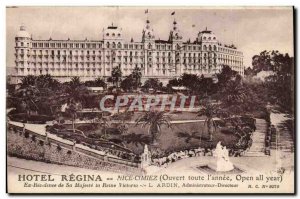 Nice Old Postcard Hotel Regina Nice Cimiez Former residence of her majesty th...