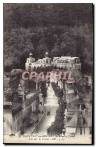 Old Postcard Bagneres de Bigorre Avenue Carnot View sue Casino