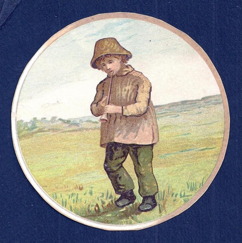 VICTORIAN TRADE CARDS (4) Children w/No Advertising