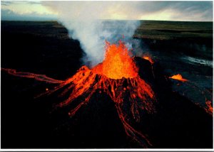 Hawaii Big Island The Kilauea Volcano