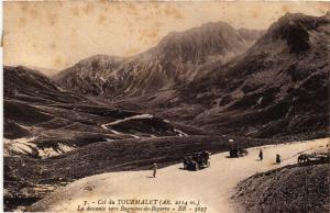 CPA Col du TOURMALET - La descente vers BAGNERES-de-BIGORRE (281816)