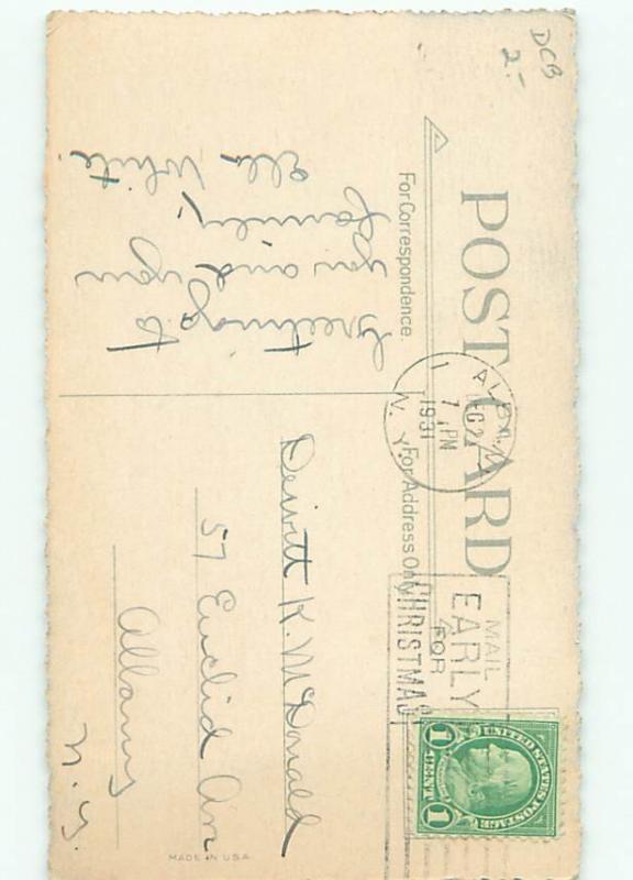 Divided-Back RELIGIOUS SCENE Christianity Postcard AB0109