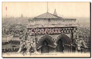 Old Postcard Notre Dame Paris Summit a Tour