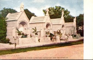 Louisiana New Orleans Metairie Cemetery Avenue Of Tombs