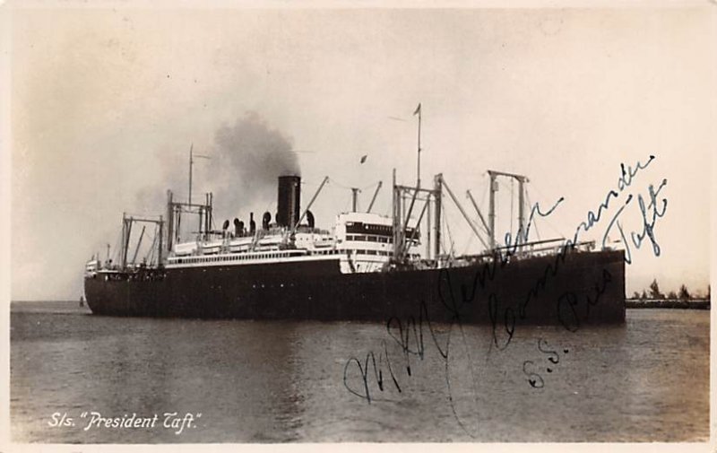 S.S President Taft  Real Photo S.S President Taft , Pacific Mail Steamship Co...