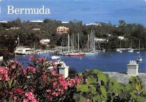 Boating Club Nestled Foot of Hamilton Harbour Bermuda Postcard