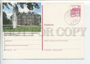 449861 GERMANY 1985 year Detmold cancellation POSTAL stationery postcard