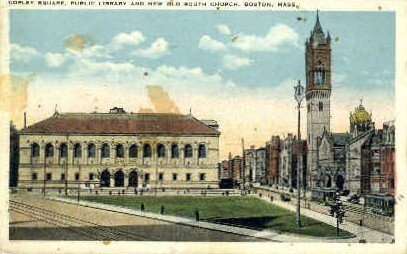 Copley Square, Public Library - Boston, Massachusetts MA