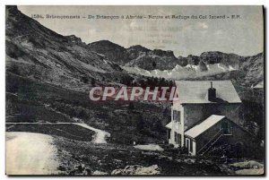 Old Postcard Mountaineering Brianconnais De Briancon has Abries Road and refu...