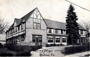 Montrose, Pennsylvania - View of the Montrose Inn - c1910