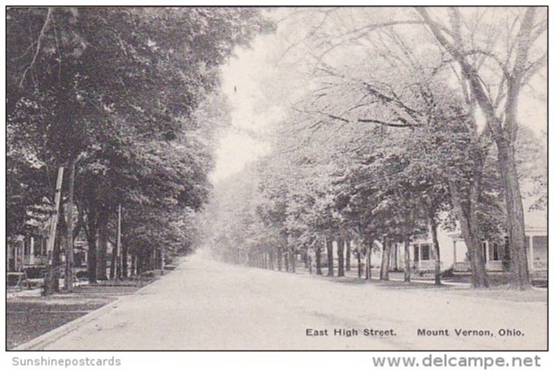 Ohio Mount Vernon East High Street Residential District Albertype