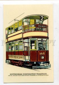 416174 Nottingham Corporation Tramways TRAM Old postcard