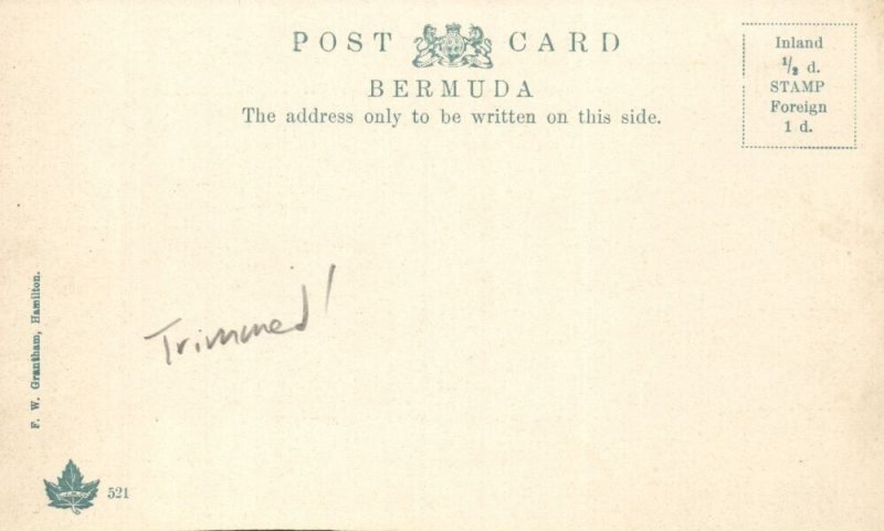 bermuda, HAMILTON, American House (1900s) Postcard