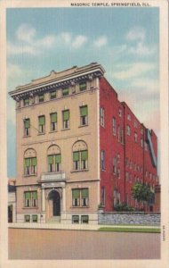 Illinois Springfield Masonic Temple Curteich