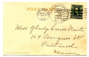 ME - Rumford Falls. Foot Bridge