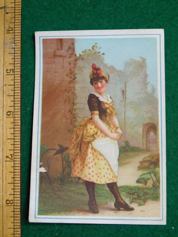 1870s-80s marca brillante dama de arte con tarjeta de comercio Victoriano Sombrero Rosa F35
							
							mostrar tÃ­tulo original