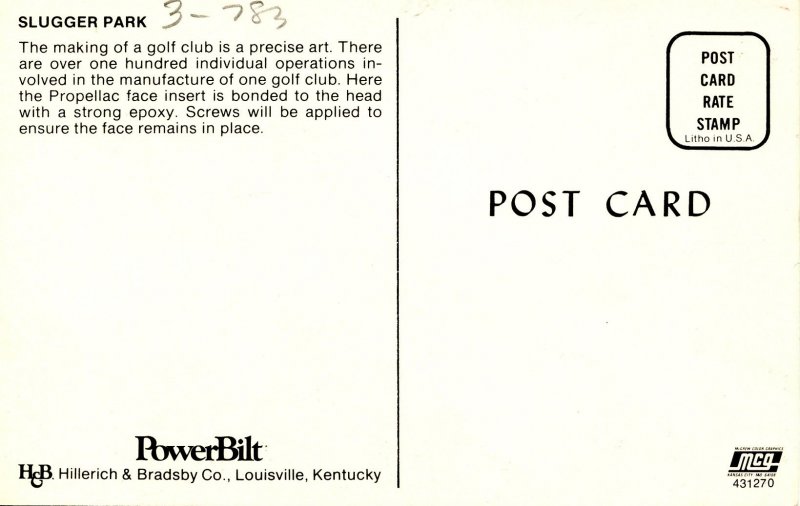 Crafting Golf Clubs - Power Bilt