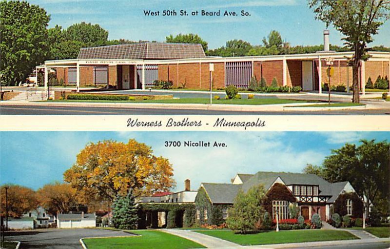 Werness Brothers Funeral Chapels Minneapolis, MN USA Funeral Home Unused 