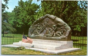 Memorial to Lexington Minutemen, Across from Battle Green, Lexington, MA., USA