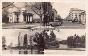 J81/ Reno Nevada RPPC Postcard c1940-50s Court House 4View 243